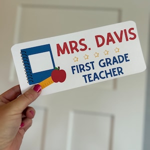 Teacher Name Magnet Back To School Teacher Magnet Custom Name Magnet Personalized Name Sign Gift For Teacher New Teacher Appreciation Gift