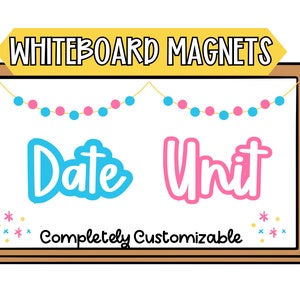 Magnets For Classroom Customized Whiteboard Magnets Elementary Jr High Decor Colorful Magnets Days of the Week Schedule Cards Visual Magnets