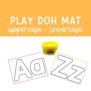 Tappetino da costruzione Play Doh PreK Attività di motricità fine Attività prescolare Attività di apprendimento Carte di conteggio Scatola di attività di tracciamento dei numeri Scuola materna