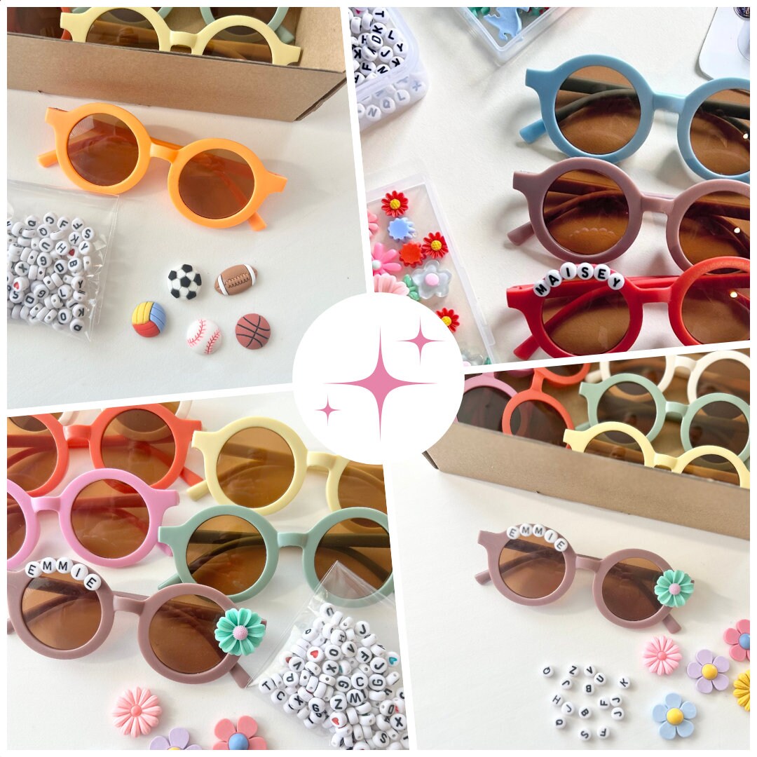 120pcs Mini Occhiali Sole Artigianato, Mini Occhiali Sole Colorati