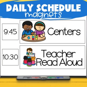 Custom Magnets for Classroom Magnets for Whiteboard Elementary Decor Days of the Week School Subjects Personalized Teacher&#39;s Name magnet