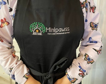 Grembiule personalizzato ricamato: grembiule da chef personalizzato con tasche