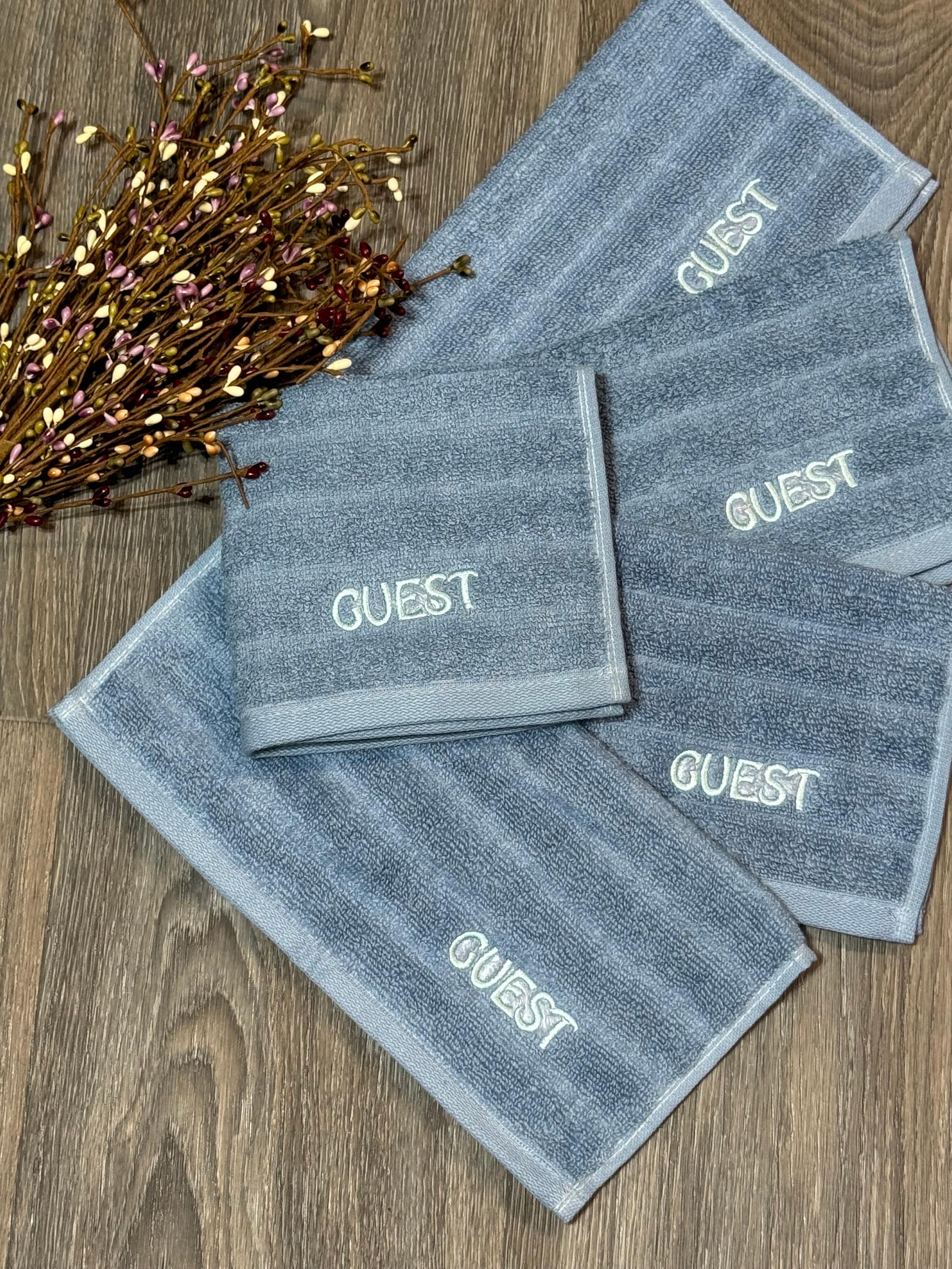 Personalized Embroidered Washcloth: Custom 100% Cotton Gift