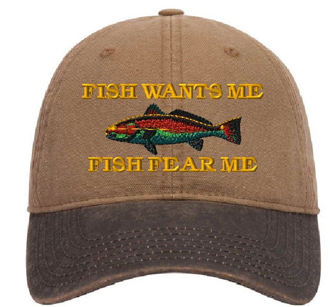 Women Want Me Fish Fear Me Funny Dad Hat Gift for Fisherman Etsy