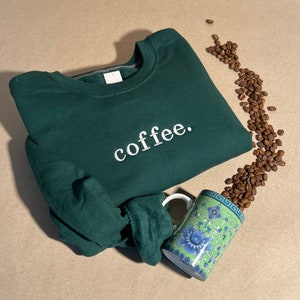 Personalized Embroidered Sweatshirt: Custom Text, Oversized Vintage Style