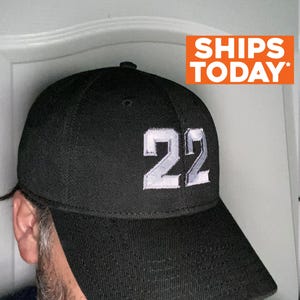Custom Embroidered Sports Number Trucker Hat: Personalized Baseball Cap