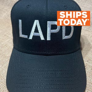 Police Department custom made embroidered hats NYPD, VBPD, LAPD,