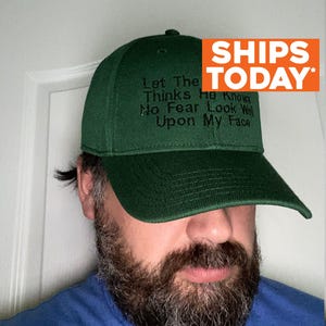 Embroidered Dad Hat: Funny Fish Quote, Custom Baseball Cap