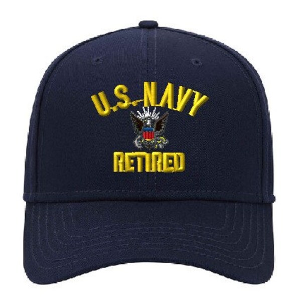 Navy Retired Ball Caps Perfect Gift for 