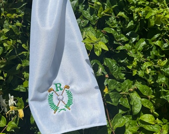 Toalla de golf de microfibra personalizada: Regalo de golf con monograma bordado