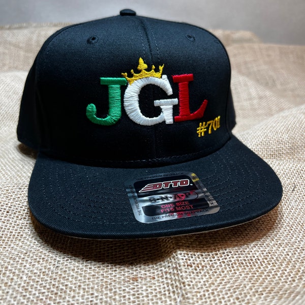 JGL Trucker Cap, JGL Chapo Hat, Gorra JGL Chapo Embroidered Trucker Cap, Embroidered Dad Hat, Dyed hat, Christmas Gift hat