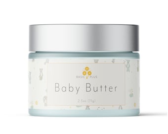 Organic Baby Butter Cream, Shea Butter, Fragrance-Free
