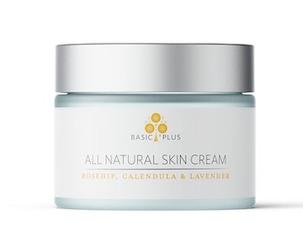Organic Shea Butter Skin Cream, Natural Lavender Blend