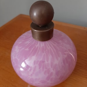 Vintage art glass perfume bottle