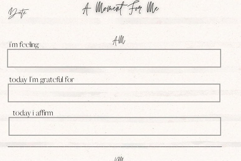 Daily Self-Reflection Worksheet | Etsy