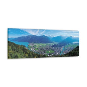 Interlaken Switzerland Premium Wall Canvas Art Print