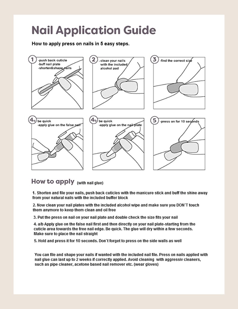 EROS Brown Neutral Hearts Press On Nails Hearts Nails Love Nails image 7