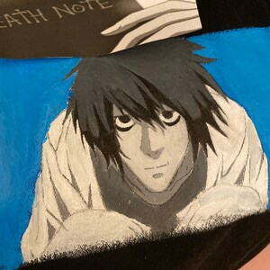 Custom Death Note Anime Jeans Featuring L And Kira Etsy Custom Death Note Anime Jeans Featuring L And Kira Etsy