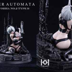 Nier Automata 2B NSFW Figure Stl files, 3D Print Model, Stl files for 3D Printers, Digital File, Game Figure, Best Gift for Him