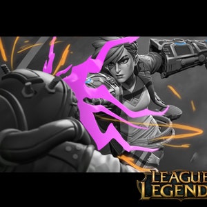 VI from Arcane Seriec League of Legends Stl Files pour imprimante 3D, cadeau pour gamer, figurine cosplay, personnage de film Art déco, fichier numérique