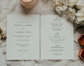 Simple Wedding Invitation - Classic Wedding Invitation - Intimate Wedding Invitation - Timeless Wedding Invitation - Classy Wedding Invite