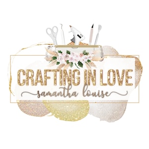 Crafter Logo - Cutting Machine Business Logo - Craft Business Logo - Crafty Business Girl Logo - Boho Craft Logo - Tumbler Business Logo