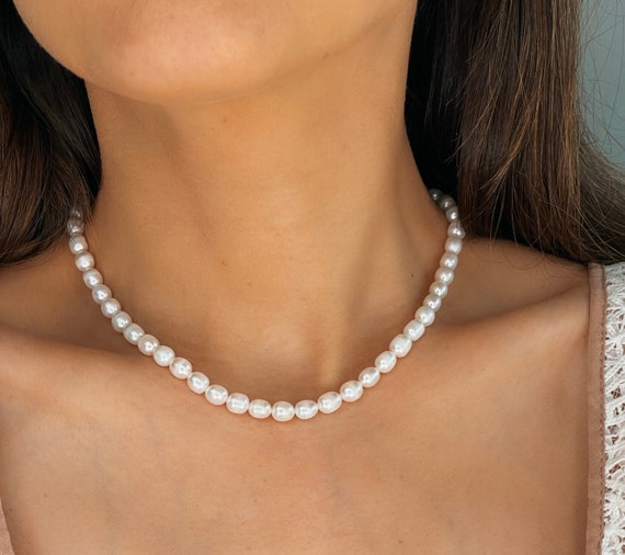 Collar de perlas regalo de collar de damas de honor Etsy México