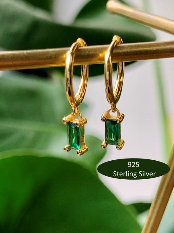 Etsy gold huggie earrings outlet