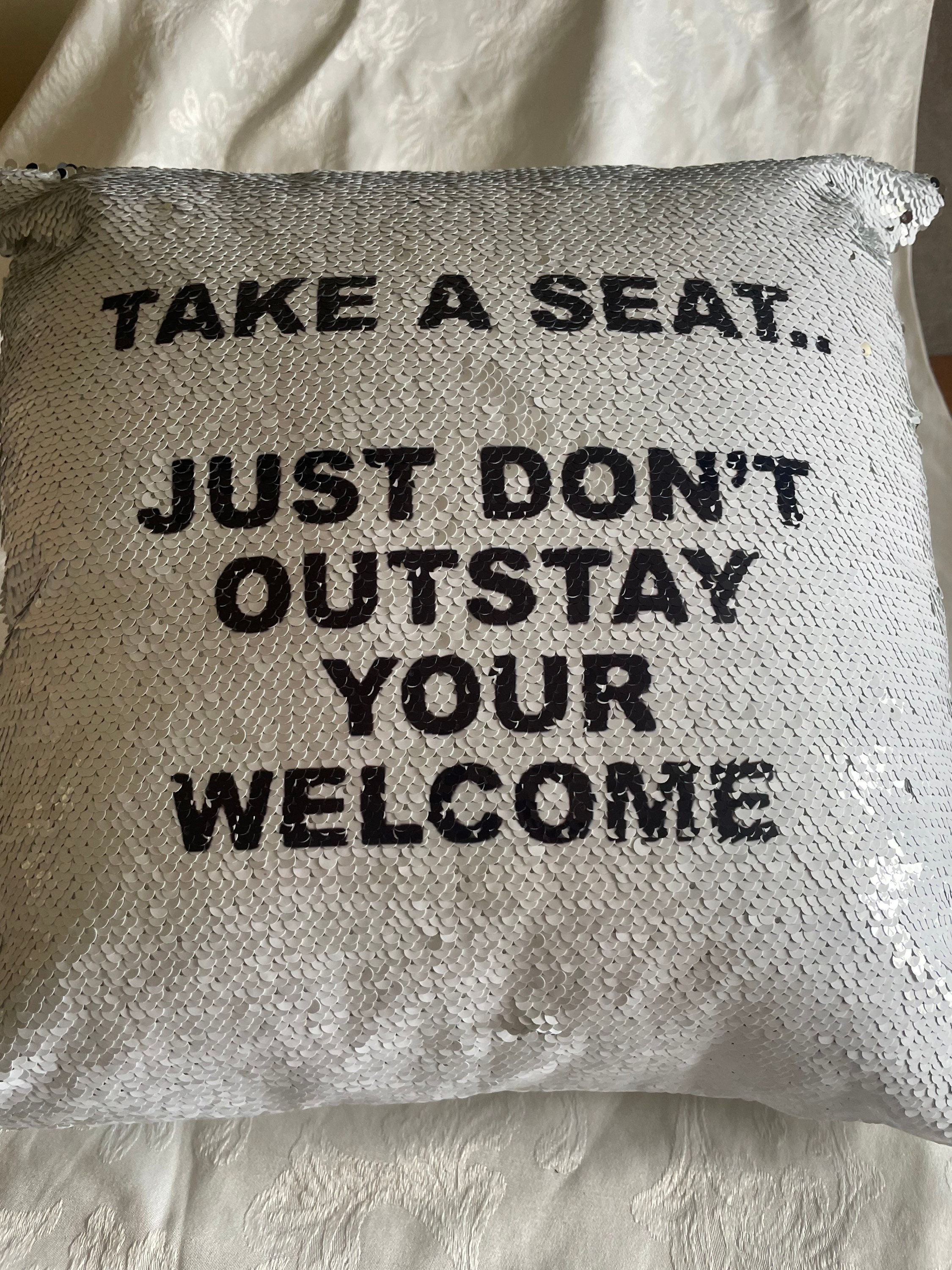 Rude sequin cheap cushion