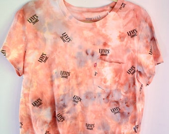 Tie Dye Womens Crew Neck Tee