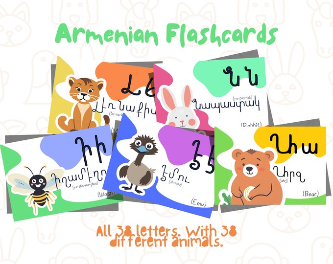Armenian Alphabet Upper and Lowercase Letters Png and Svg - Etsy Canada