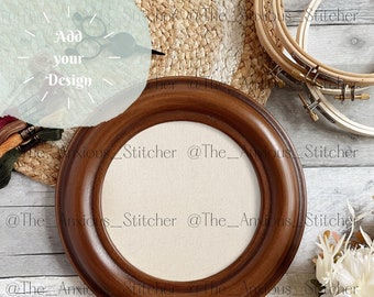 Embroidery - Cross Stitch - Needlework | Digital Mock-Up | Digital Display Frame