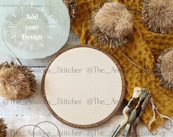 Embroidery - Cross Stitch - Needlework | Digital Mock-Up | Digital Display Frame