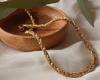 Sam -18k gold plated simple necklace