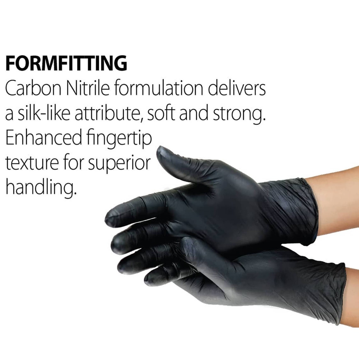 Nitrile Gloves Cranberry Carbon 200 CT / Box Craft Etsy