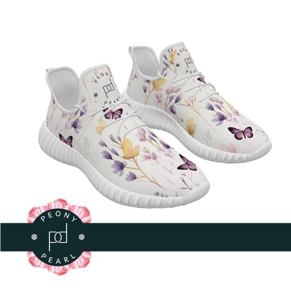 Flowers Woman Sneakers Mesh Knit Woman Shoes Summer Woman Shoes Flowers Summer Shoes Comfortable Sneakers Summer Flowers