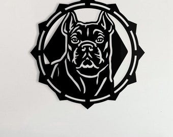 Custom Dog Metal Wall Art, Personalized From Photo, Home Decoration, Pet Owner Gift