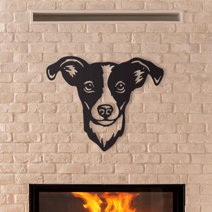 Minimalist Dog Metal Wall Art, Sleeping Line Art Dog Metal Wall Sculpture, Unique Pet Lover Decor, Dog Lovers Gift, Large Dog Wall Decor