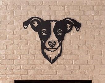 Minimalist Dog Metal Wall Art, Sleeping Line Art Dog Metal Wall Sculpture, Unique Pet Lover Decor, Dog Lovers Gift, Large Dog Wall Decor