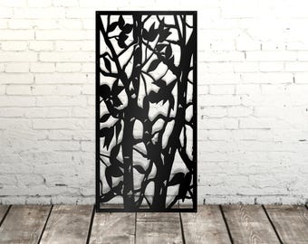Aluminum Decor Panel Home DecorMetal Privacy Screen, Fence, Decorative Panel, Wall Art,Outdoor or Indoor Metal Privacy Screen,