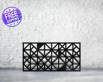 Trinity Panel, Metal Privacy Screen Decorative Panel Outdoor Garden Fence Art,