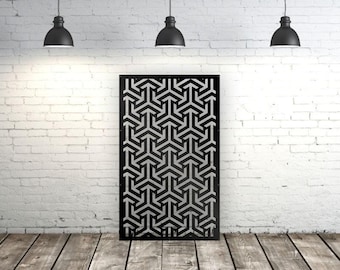 Aluminum Decor Panel Metal Privacy Screen, Laser Cut, Decorative Steel Privacy Panel Metal Fencing Metal Privacy Screen,