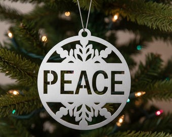 Christmas Metal Ornaments, Christmas Tree Ornaments, Festive Cutout Wall Art, Christmas Decor Gift Idea, Gift, Metal Art