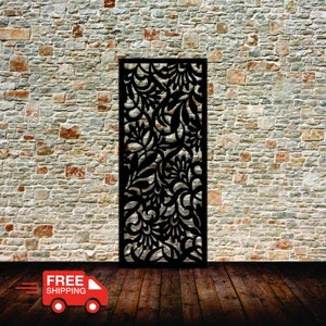Aluminum Decor Panel Privacy Metal Privacy Screen, Fence, Decorative Panel, Wall Art, Outdoor or Indoor Metal Privacy Screen,
