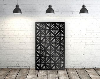 Aluminum Decor Panel Triangle Geometric Metal Privacy Screen Decorative Panel Decoration Pour Exterieur Metal Privacy Screen,