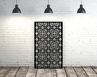 Aluminum Decor Panel Metal Privacy Screen, Fence, Decorative Panel, Wall Art, Outdoor or Indoor, Lasercutarts Privacy Screen,