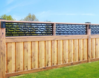 Aluminum Fence Toppers Metal Decorative Panels, Balcony Panels, Metal Railing Panel, Deck Panel, Fence, Privacy Screen Staircase Railings