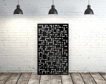 Aluminum Decor Panel Privacy Panel Metal privacy screen, Room divider, Metal wall art, Lasercutarts Metal Privacy Screen,
