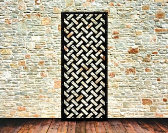 Aluminum Decor Panel Home Decor Wall Art Wavy Wall Panels / Star privacy panel Outdoor/Indoor Living Metal Privacy Screen,