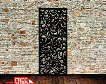 Aluminum Decor Panel Privacy Metal Privacy Screen, Fence, Decorative Panel, Wall Art, Outdoor or Indoor Metal Privacy Screen,